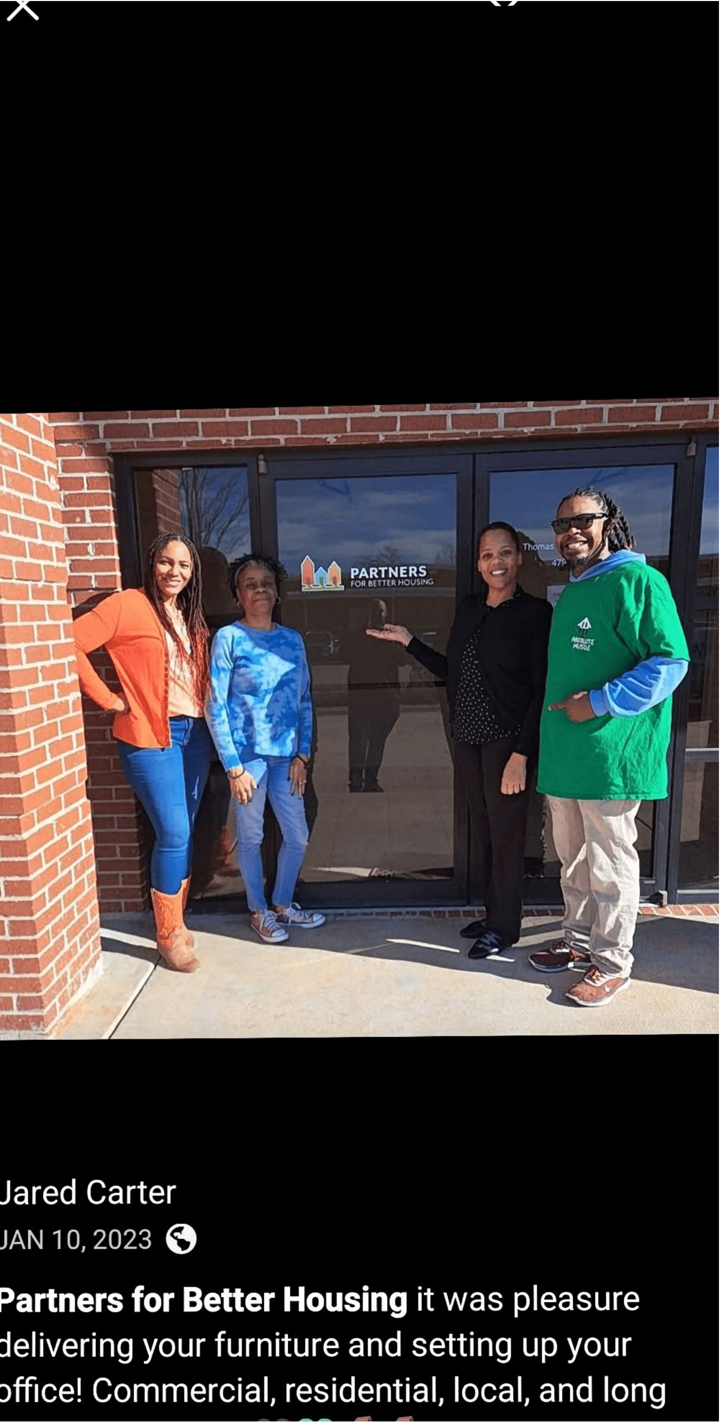 Muscle Movers crew preparing for a residential move in Fayetteville Arkansas