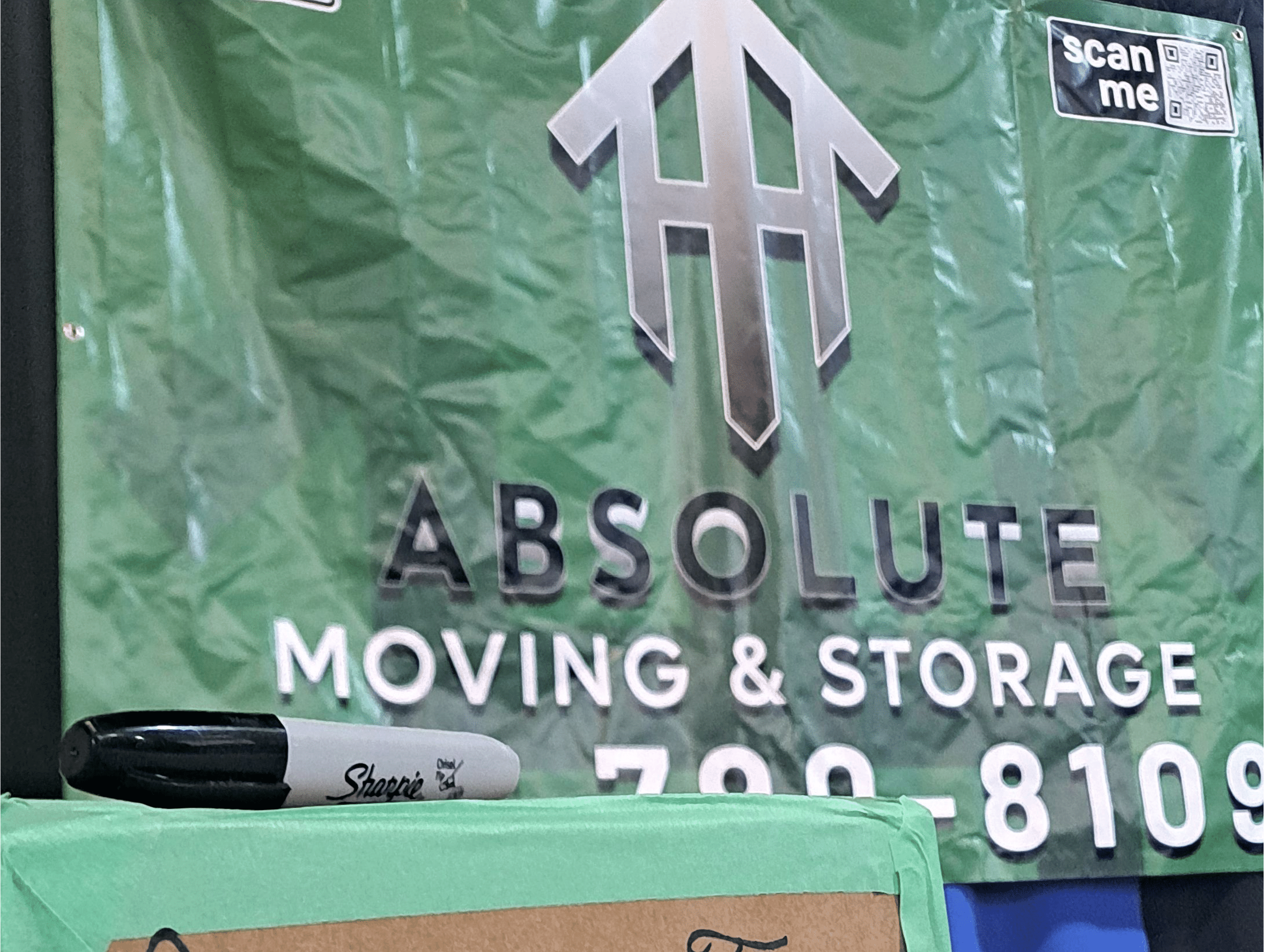 Residential home move in progress with Absolute Muscle Movers in Springdale AR